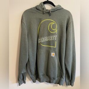CARHARTT-Loose Fit Midweight "C" Graphic Sweatshirt size small
